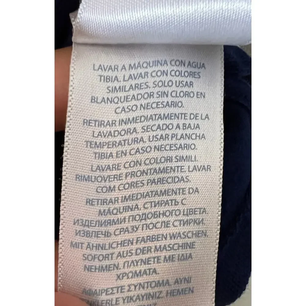 Ralph Lauren Blue Baby Boy Cotton Mesh Polo Shirt 12M